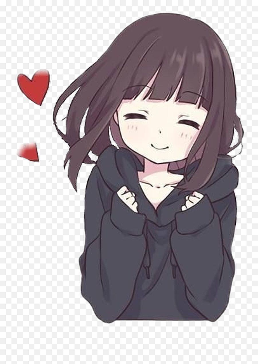 Cute Anime Pnglib U2013 Free Png Library - Menhera Chan Kawaii Emoji,Anime Transparent Png