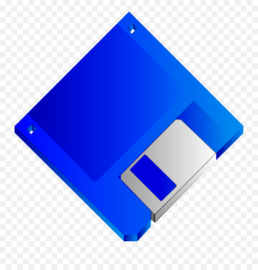 Floppy Disk Blue - Transparent Background Floppy Disk Emoji,Floppy Disk Png
