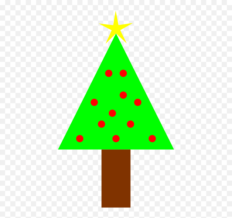 Xmas Tree Clip Art - Clipartsco Triangle Christmas Tree Clipart Emoji,Christmas Tree Clipart Png