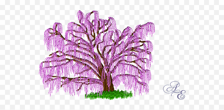 Art Of Embroidery - Spring Willow Machine Embroidery Designs Emoji,Embroidery Clipart