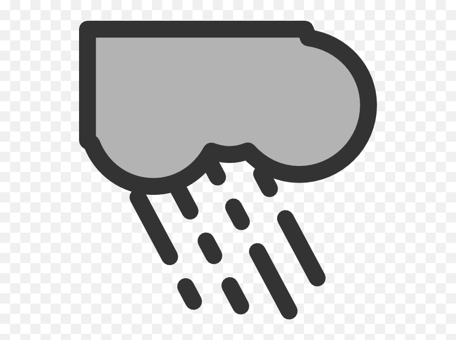 Download This Free Clipart Png Design Of Rain Cloud Clipart Emoji,Rain Cloud Clipart Black And White