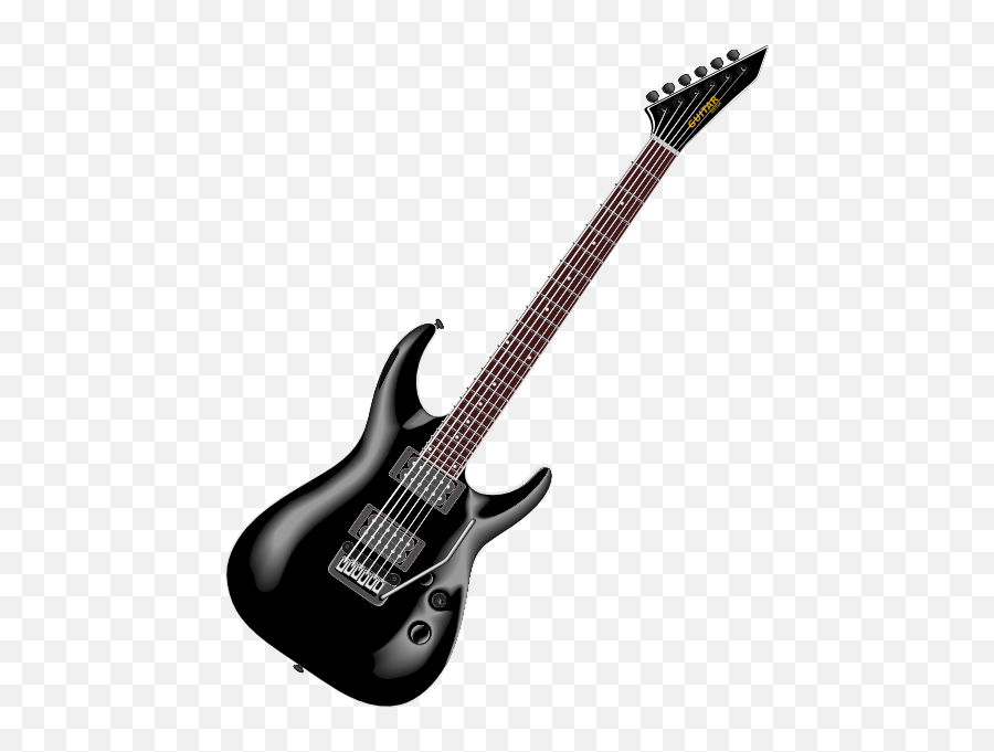 Rock Guitar Clip Art - Clipart Best Emoji,Guitar Outline Png
