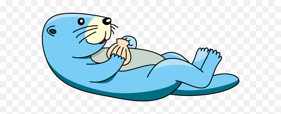 Sea Otter Clipart - Happy Emoji,Otter Clipart