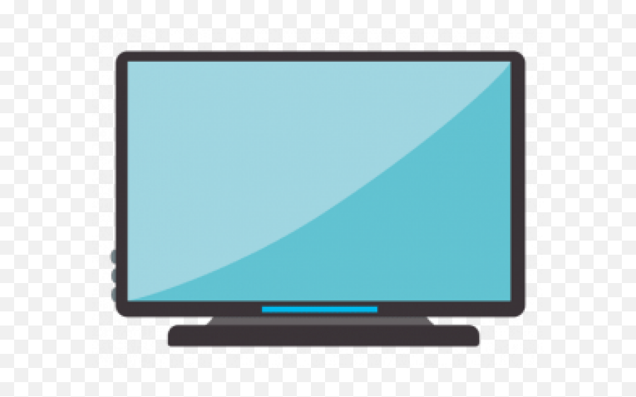 Tv Clipart Transparent Background - Ledbacklit Lcd Display Imagen De Una Tele Animada Emoji,Television Clipart