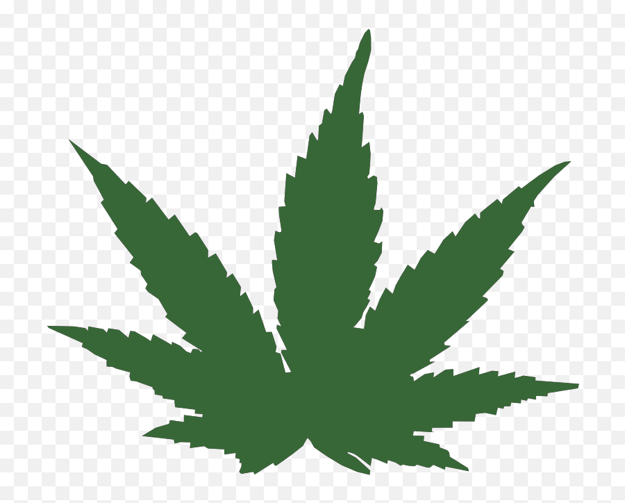Marijuana Leaf Svg Vector Marijuana - Cartoon Small Pot Leaf Emoji,Marijuana Clipart