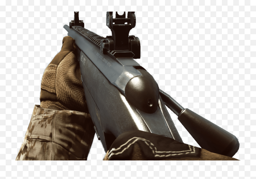Download Bo3 Shotgun Png - Battlefield 4 Scout Elite Png Duck Hunt Png Gun Emoji,Shotgun Png