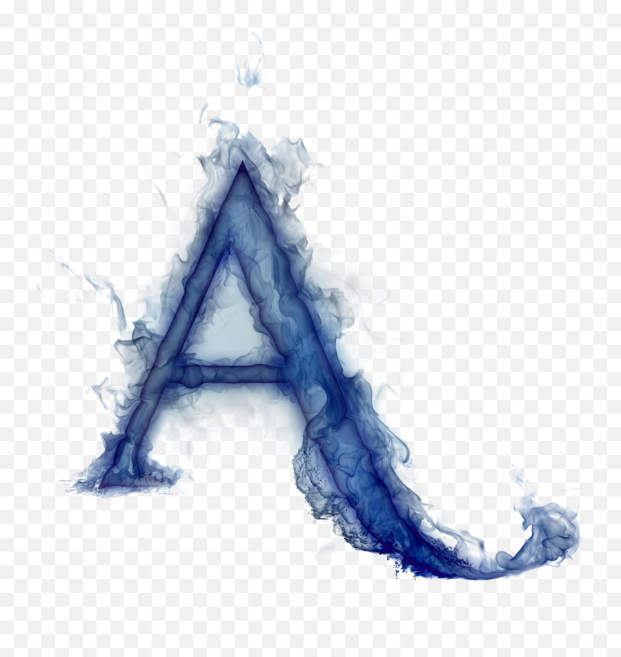 Letter A Png Transparent Image - Alphabet Smoke Letters Png Emoji,A+ Png