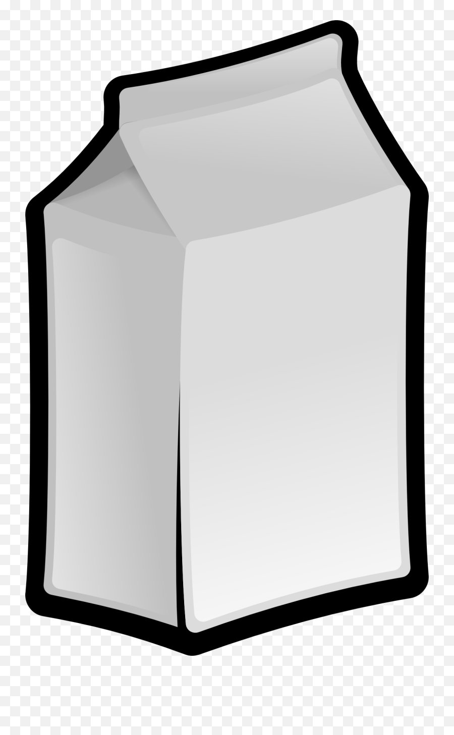 Milk Carton White - Free Vector Graphic On Pixabay Milk With Clear Background Emoji,White Box Png