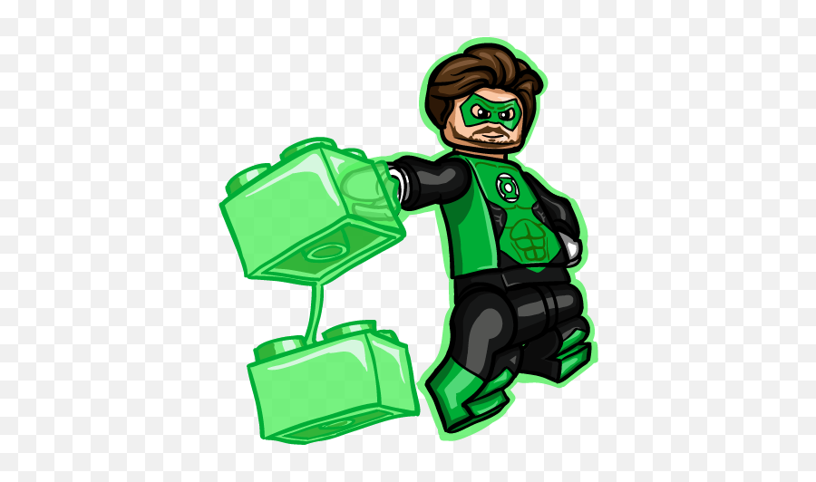 Lego Green Lantern Png - Fictional Character Emoji,Green Lantern Png