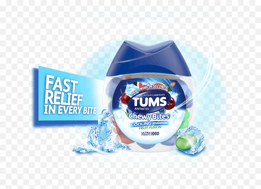 Tums Chewy Bites Cooling Sensation - Antacid Png Emoji,Chewy Logo