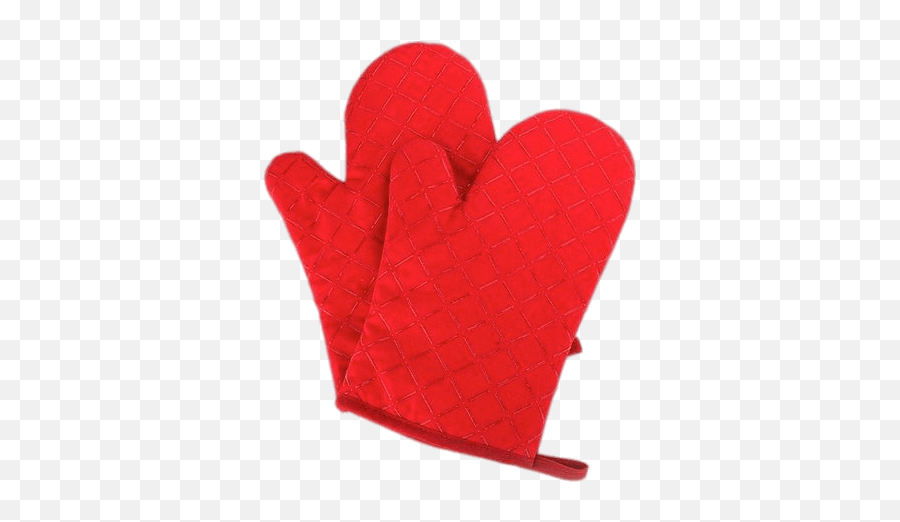 Red Non Slip Oven Mitts Transparent Png - Stickpng Transparent Oven Mitt Clipart Emoji,Slip Clipart