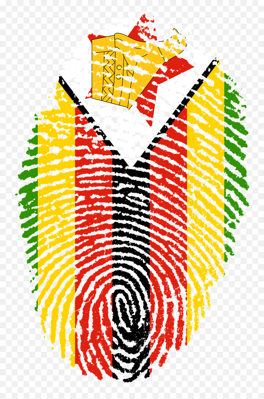 Zimbabwe Flag Fingerprint Png Picpng - Trinidad And Tobago Finger Print Emoji,Thumbprint Png