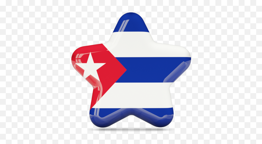 Star Icon - Cuba Flag In Star Emoji,Cuban Flag Png