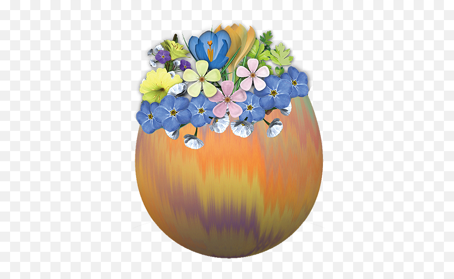 Easter Egg Easter Egg Flowerpot Ceramic For Easter - 600x600 Emoji,Easter Transparent