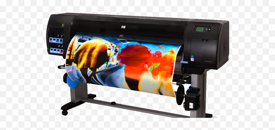 Download Large Format Printer - Hp Designjet Z6200 Price Emoji,Printing Png