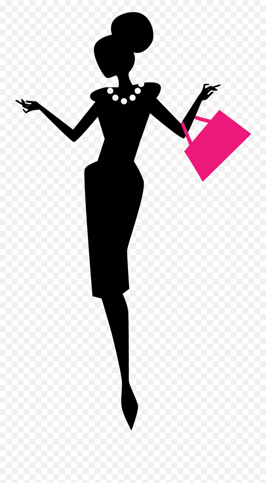 Free Transparent Image Hd Clipart Png - Silhouette Fashion Lady Clipart Emoji,Transparent Show