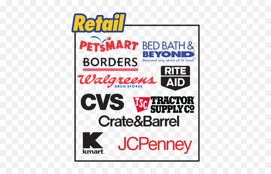 Logos Trademarks - Retail Store Retail Logos Emoji,Store Logos