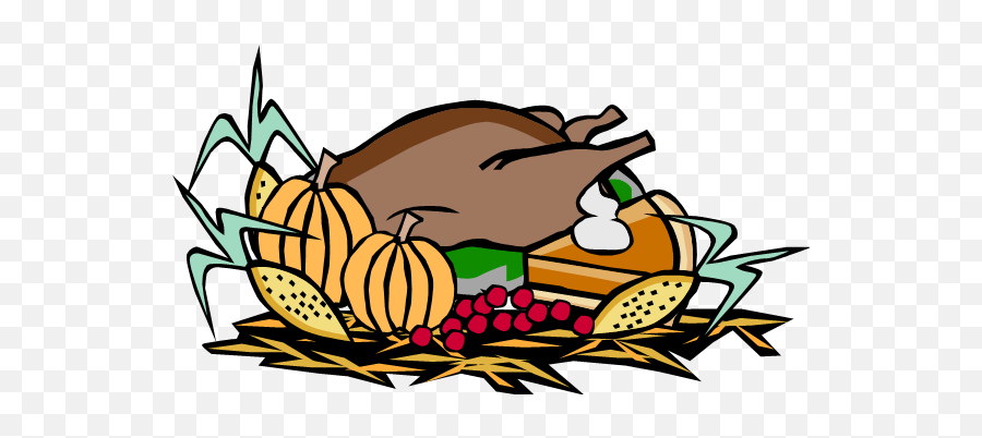Thanksgiving Food Clipart Thanksgiving - Thanksgiving Basket Clipart Png Emoji,Thanksgiving Dinner Clipart