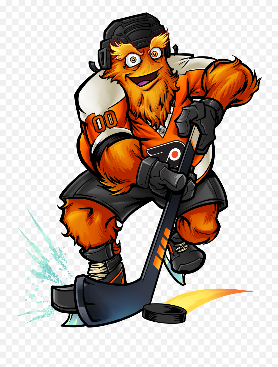 Philadelphia Flyers Mascot Gritty - Philadelphia Flyers Mascot Png Emoji,Philadelphia Flyers Logo