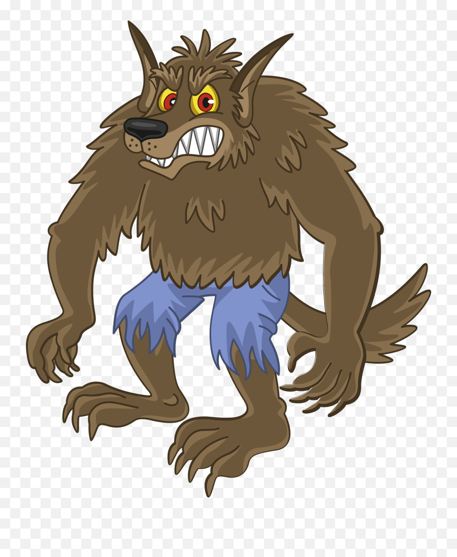 Werewolf Clipart - Demon Emoji,Werewolf Png