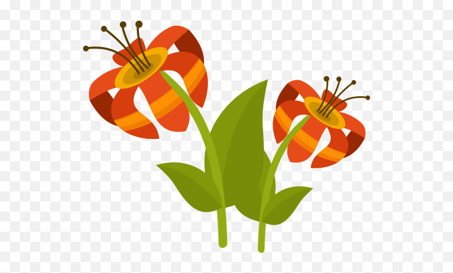 Tropical Tropical Flower Leaf Silhouette - Fresh Emoji,Tropical Clipart