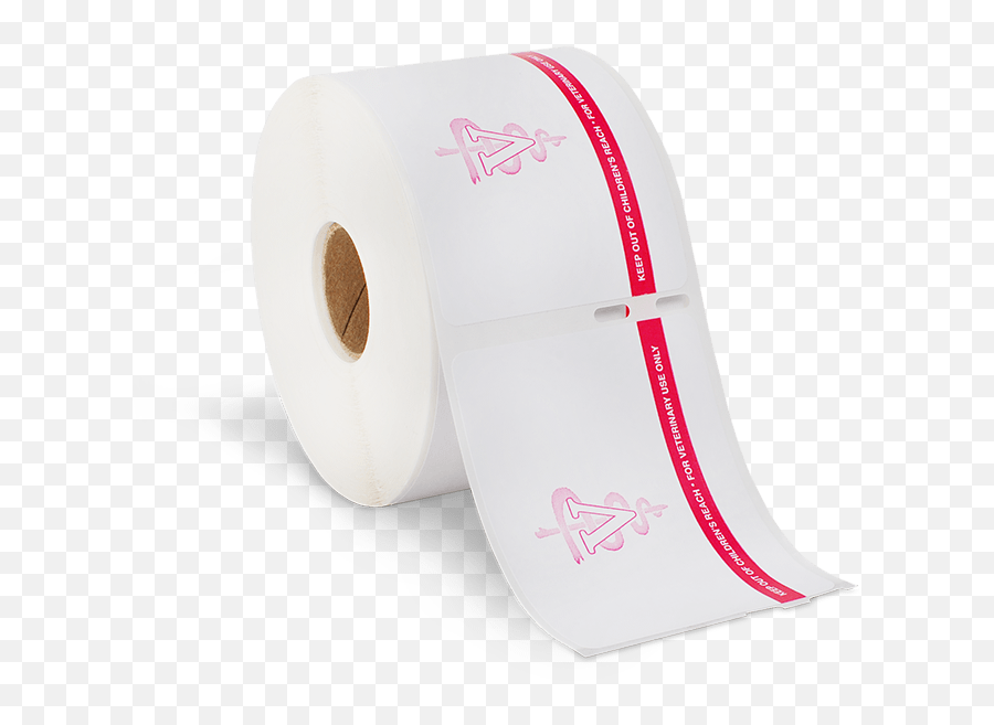 2 X 2 - Dymo Veterinary Label Warning Logo Buttcut Toilet Paper Emoji,Warning Logo