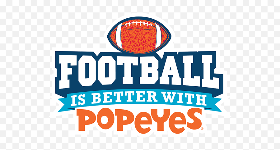 Football Is Better With Popeyes Instant Win Games Instant - Popeyes Emoji,Popeyes Logo Png