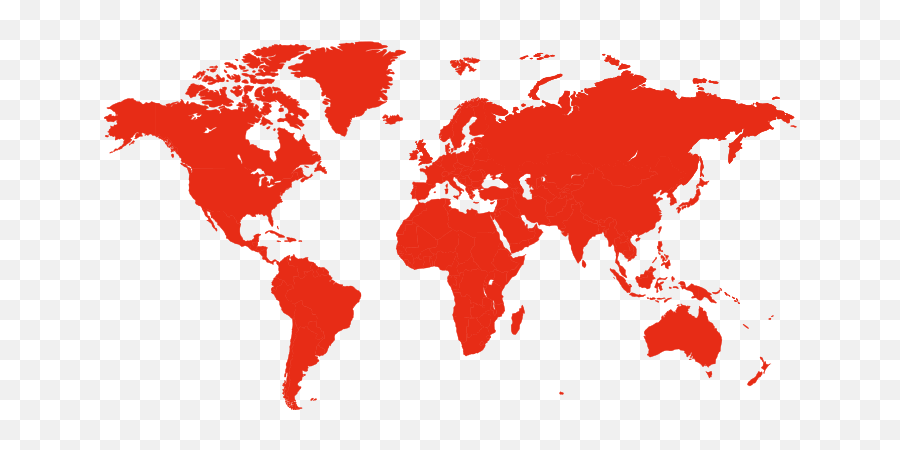 Lilly Around The World - Map Of The World One Color Emoji,Eli Lilly Logo