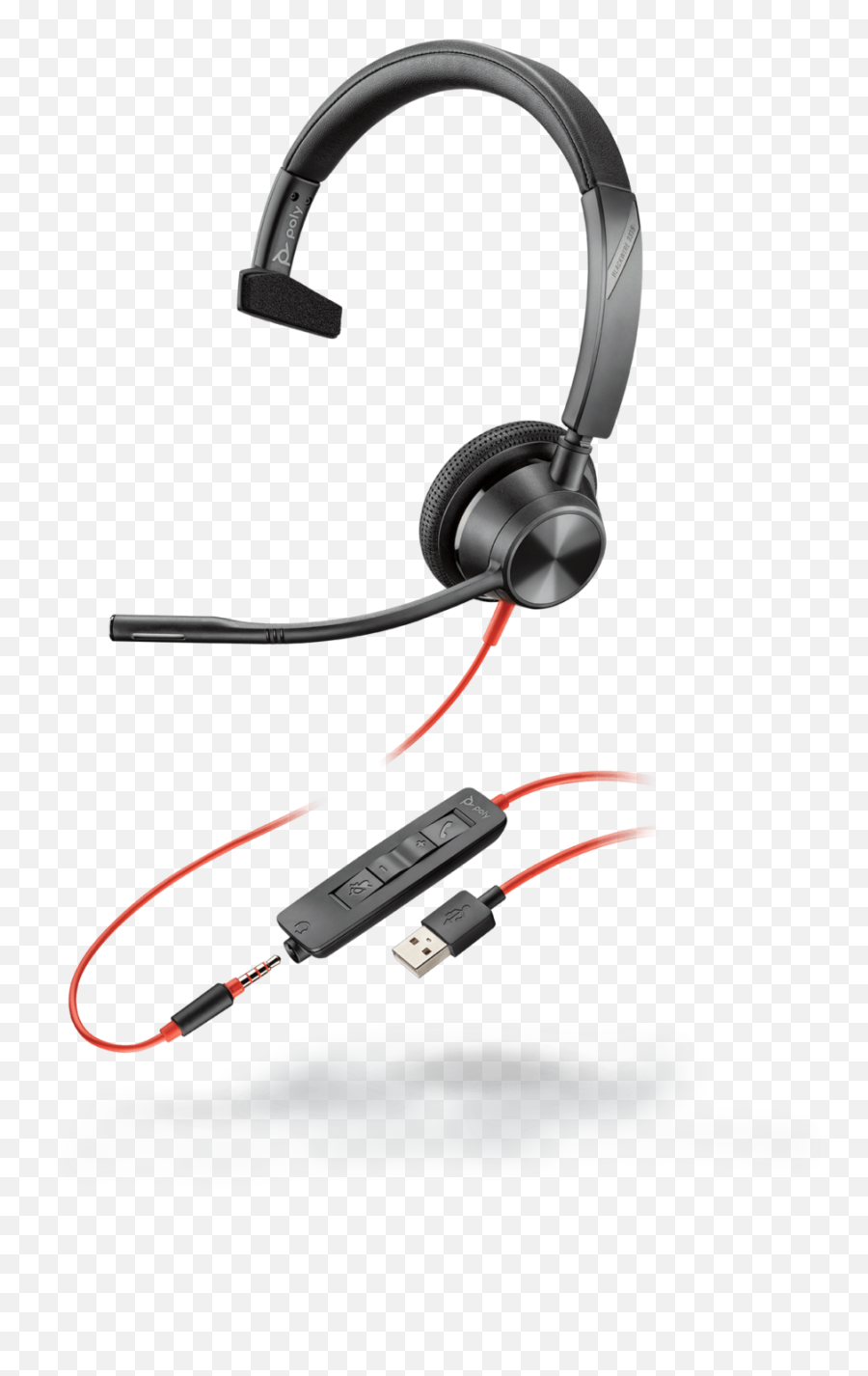 The Best Headsets For Conference Calls - Poly Blackwire 3325 Emoji,Headphones Transparent Background