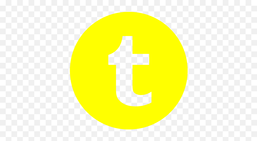 Yellow Tumblr 4 Icon - Icon Yellow Emoji,Tumblr Logo