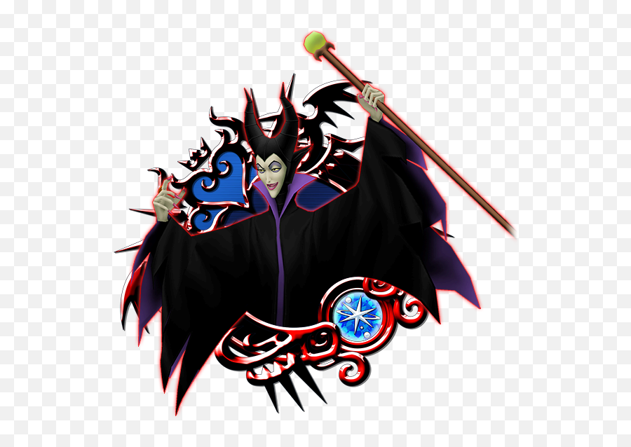 Maleficent A - Kingdom Hearts Union X Medal Png Emoji,Maleficent Png