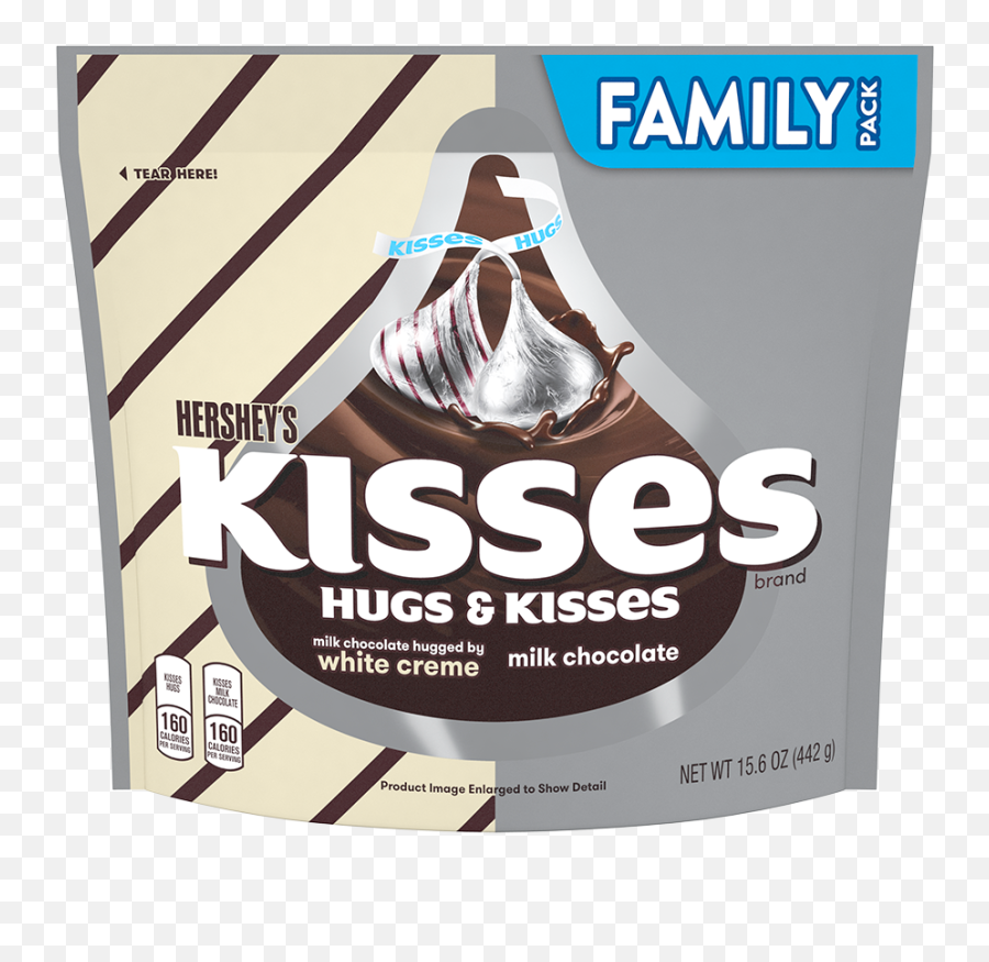 Kisses Hugs Kisses Family Pack 15 - Hershey Kisses Milk Chocolate Emoji,Hershey Kisses Logo