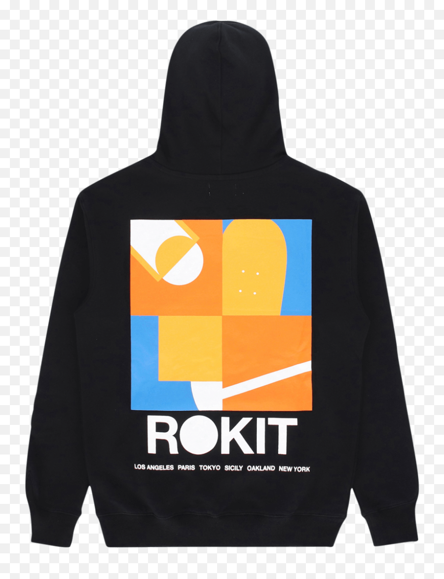 Rokit The Bauhaus Hooded Sweatshirt - Hooded Emoji,Bauhaus Logo