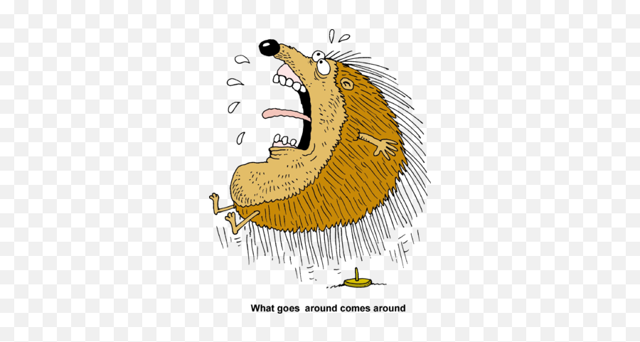 Free Porcupine Cliparts Png Images - Goes Around Comes Around Clipart Emoji,Porcupine Clipart