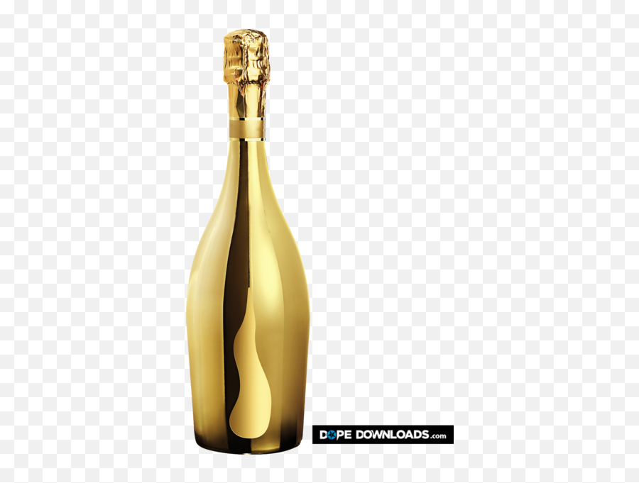 Gold Champagne Bottles Png Png Image - Gold Bottle Png Emoji,Champagne Bottle Png