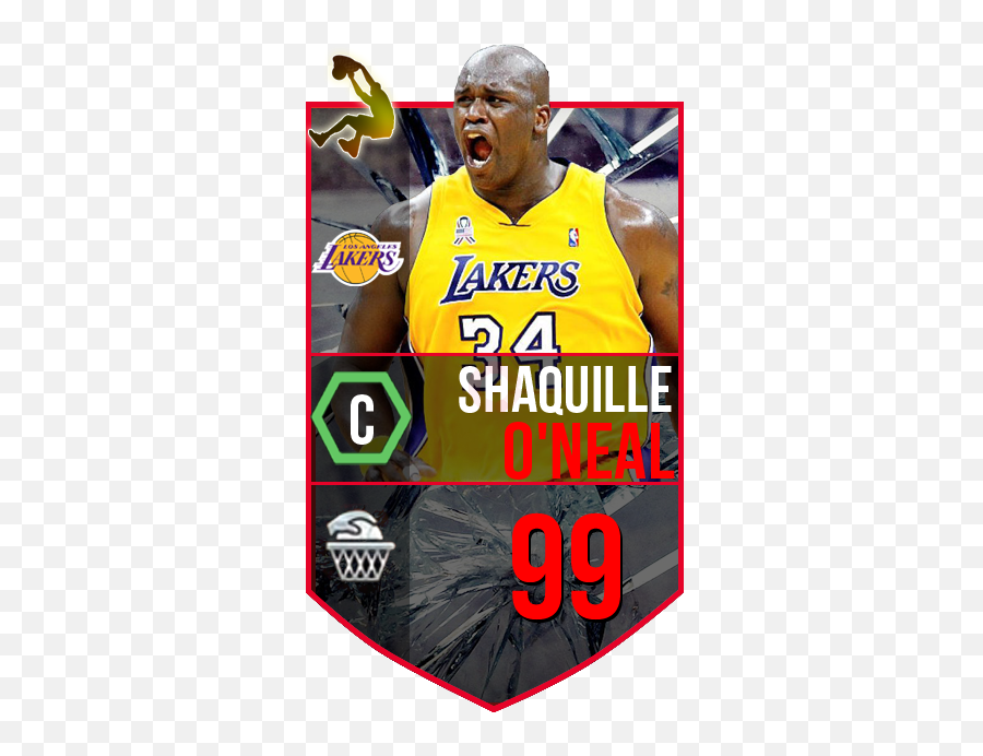 New Juggernaut Shaq Card - Lakers Shaquille Ou0027neal Signed Emoji,Shaq Transparent