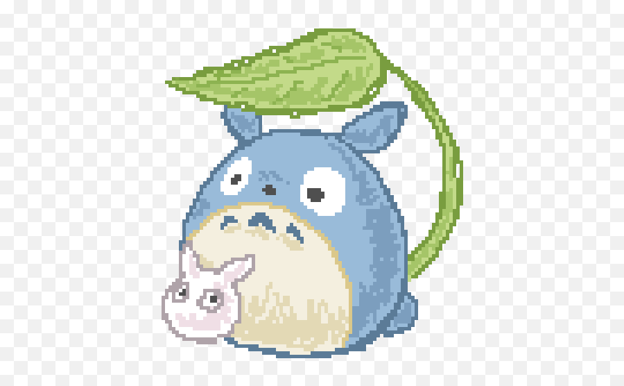 Movielicious 10 Ghibli Pixel Gifs With Totoro Soot Sprites Emoji,Totoro Logo