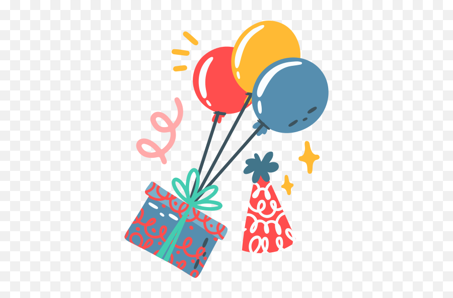Present Stickers - Free Birthday And Party Stickers Emoji,Feliz Cumpleaños Clipart