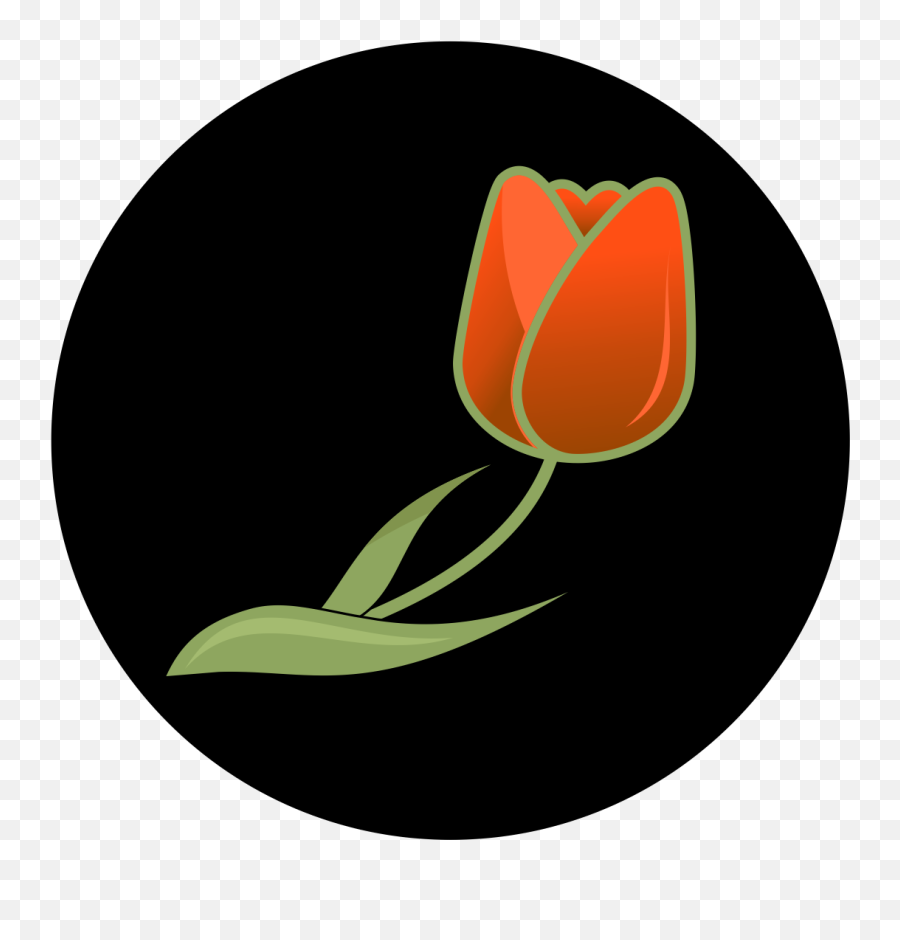 Lovely Ambiance Logo Round Black U2013 Lovely Ambiance Emoji,Tulip Logo