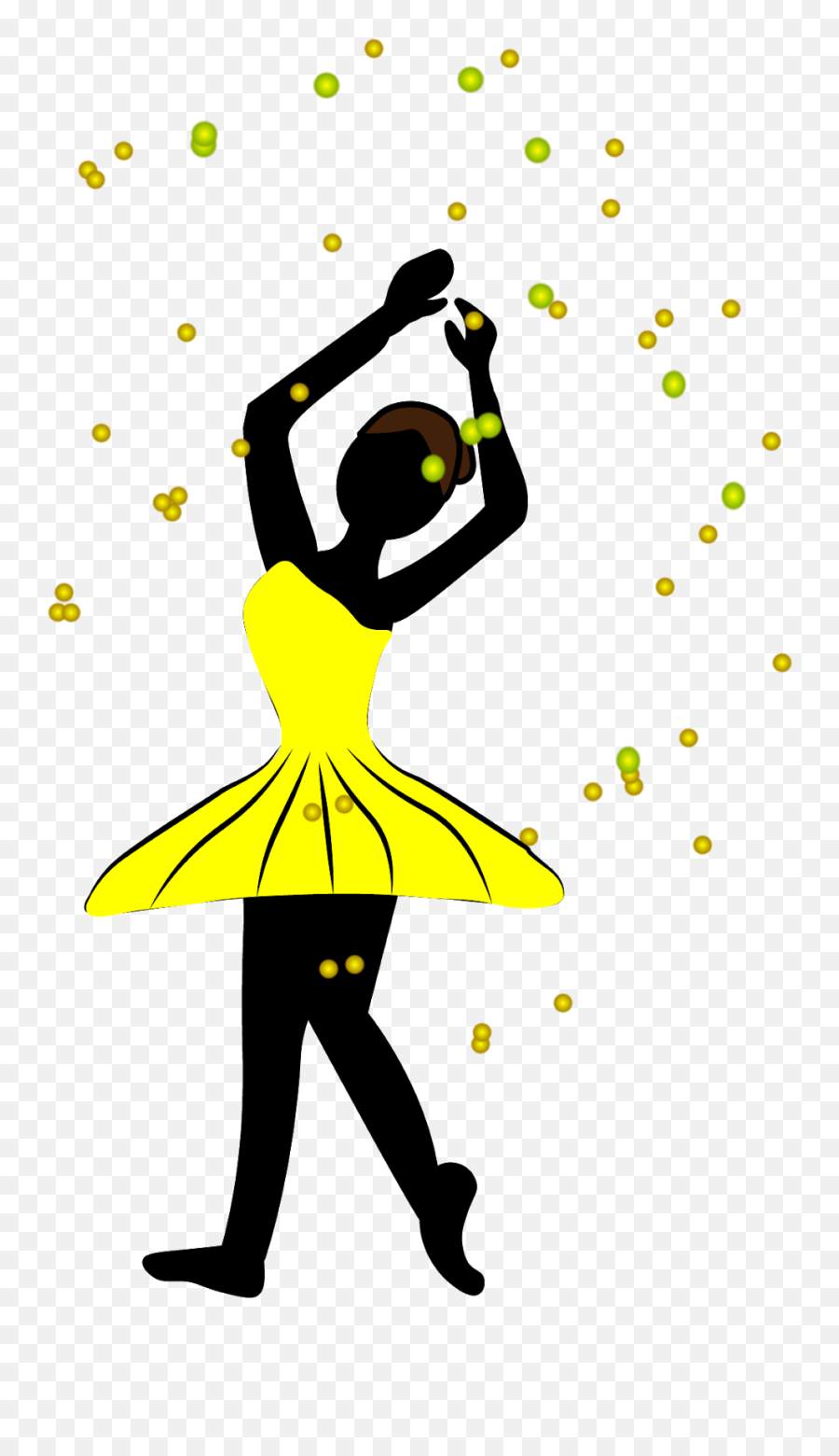 Graphics And Fiction A Ballerina Dancer Girl Clipart Png Emoji,Woman Clipart Png