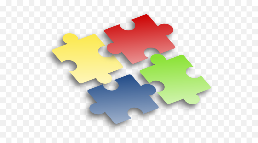 Puzzle No Background Clip Art At Clkercom - Vector Clip Art Emoji,Puzzle Piece Transparent Background
