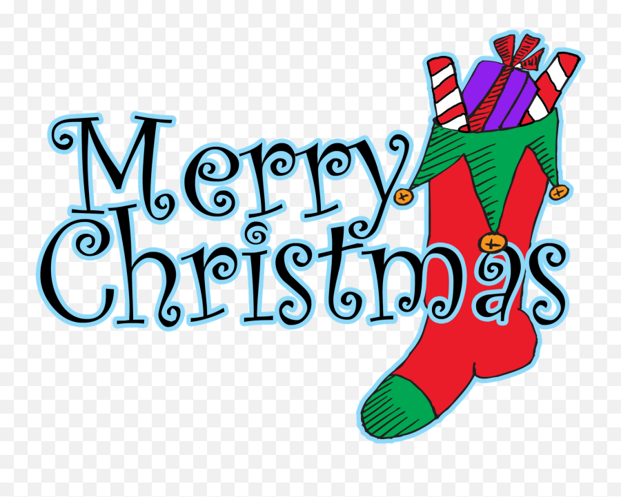 Merry Christmas Clip Art - Clipart Merry Christmas Words Emoji,Happy Holidays Clipart