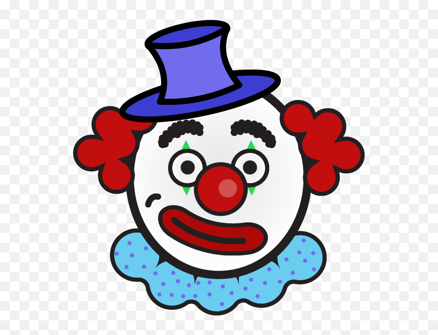 A Clown Illustration - Fact Or Opinion Clown Emoji,Clown Emoji Png