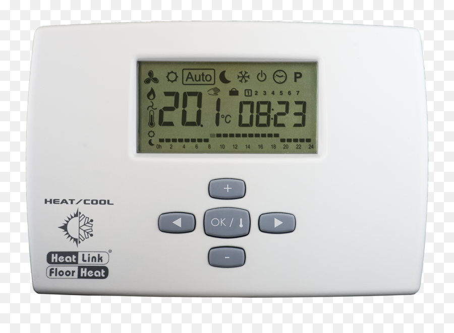 Digital Heatcool Timer Thermostat Heatlink Emoji,Thermostat Png