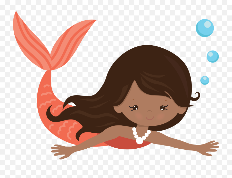 Download Clipart Png Mermaid - Cute Mermaid Transparent Png Emoji,Mermaid Clipart