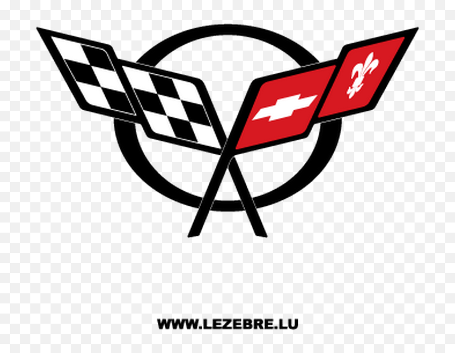 Chevrolet Corvette Logo Sticker - Corvette Logo Emoji,Corvette Logo