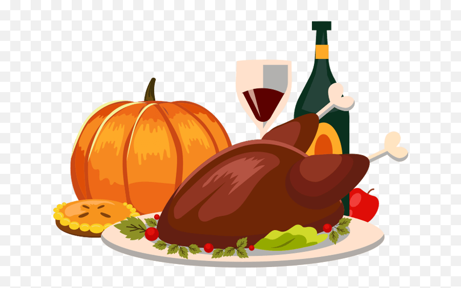 Happy Thanksgiving Clip Art Pictures - Thanksgiving 2020 Clip Art Emoji,Thanksgiving Dinner Clipart