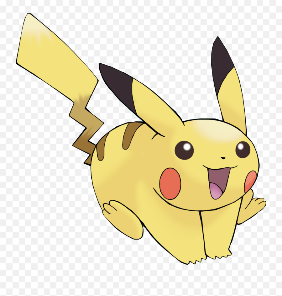 Pikachu Clipart Cute - Pikachu Running Png Emoji,Pikachu Transparent