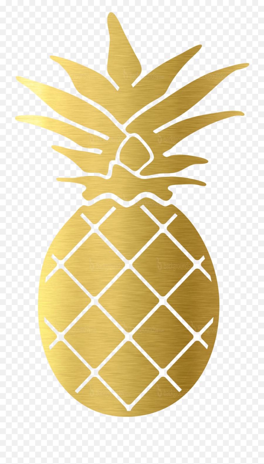 Pineapple Clipart Glitter Pineapple - Transparent Gold Pineapple Clipart Emoji,Pineapple Clipart