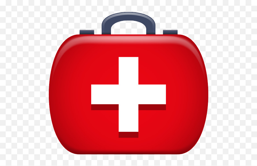 First Aid Kit Png - Transparent Background First Aid Kit Clipart Emoji,First Aid Clipart